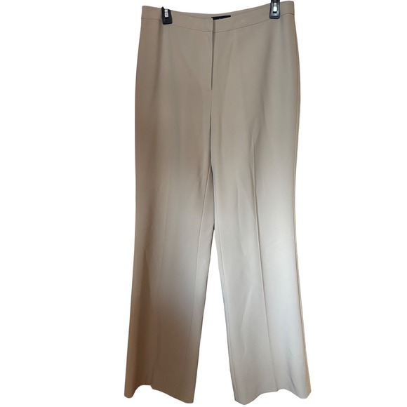 Ann Taylor Women's Trousers 10 NWT Wide Leg Tan High Rise